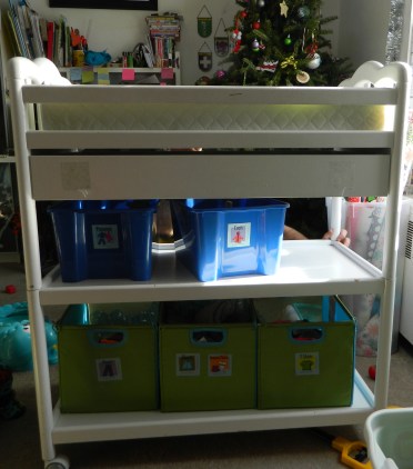 changing table before