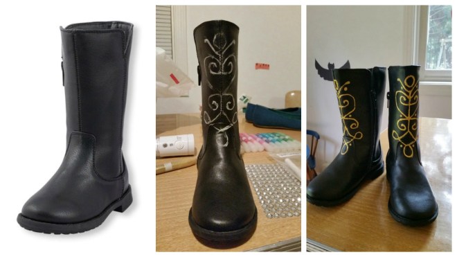 How to DIY your own Frozen Anna Boots